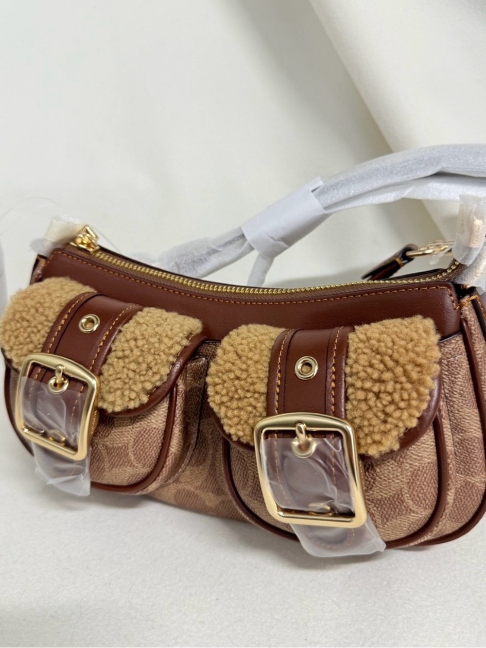 ‼️ALL OFFERS ACCEPTED‼️ Coach Faux Fur Ashton Shoulder Bag